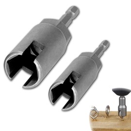 Wshxjzyay 2 Pack Wing Nut Driver Bit, Power Wing Nut Driver Set, Wing Nut Tool, Wing Nut Driver Drill Bit Socket Wrench Tool Panel Screws Nuts for Panel Nuts, Screws Eye, C Hook Bolt, Q-Hanger