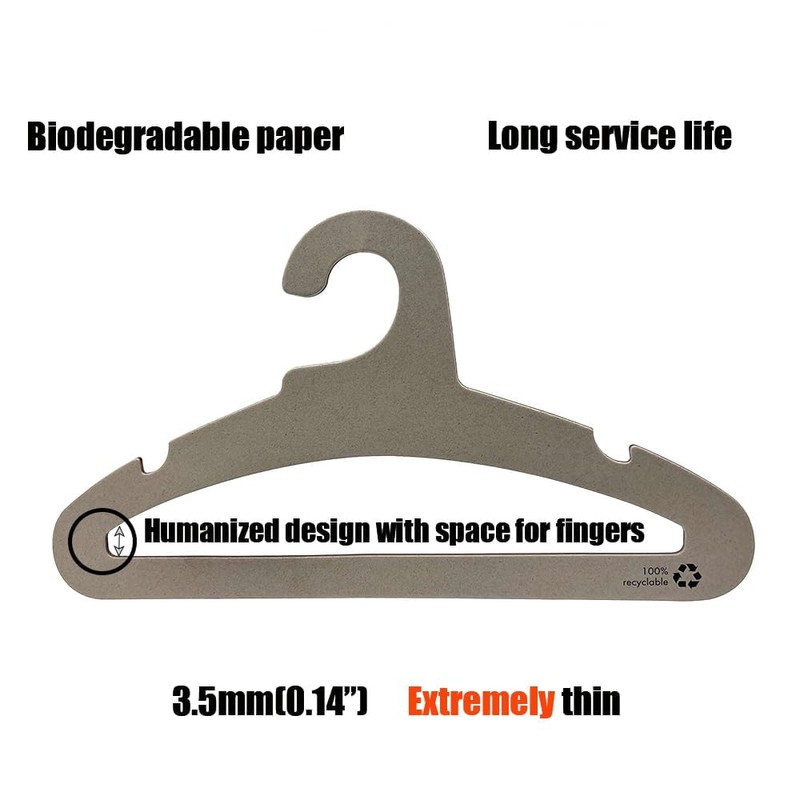 20Pack Koobay 17" Adult Clothes Coat Eco Recyclable Paper Cardboard
