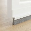 Detachable Fine-Bristle Brush Door Bottom Seal 1m Black Small 1M 2ea