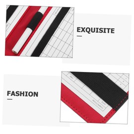 Kisangel Portable Golf Scorebook Holder Leather Golf Scorecard Organizer Score Sheets for Golfers to Record Game Stats Convenient Golfing Accessory for Tournaments and Practice