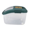 Rice Storage Box with Clear Cover Insect Proof Large Capacity