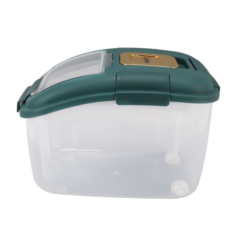 Rice Storage Box with Clear Cover Insect Proof Large Capacity