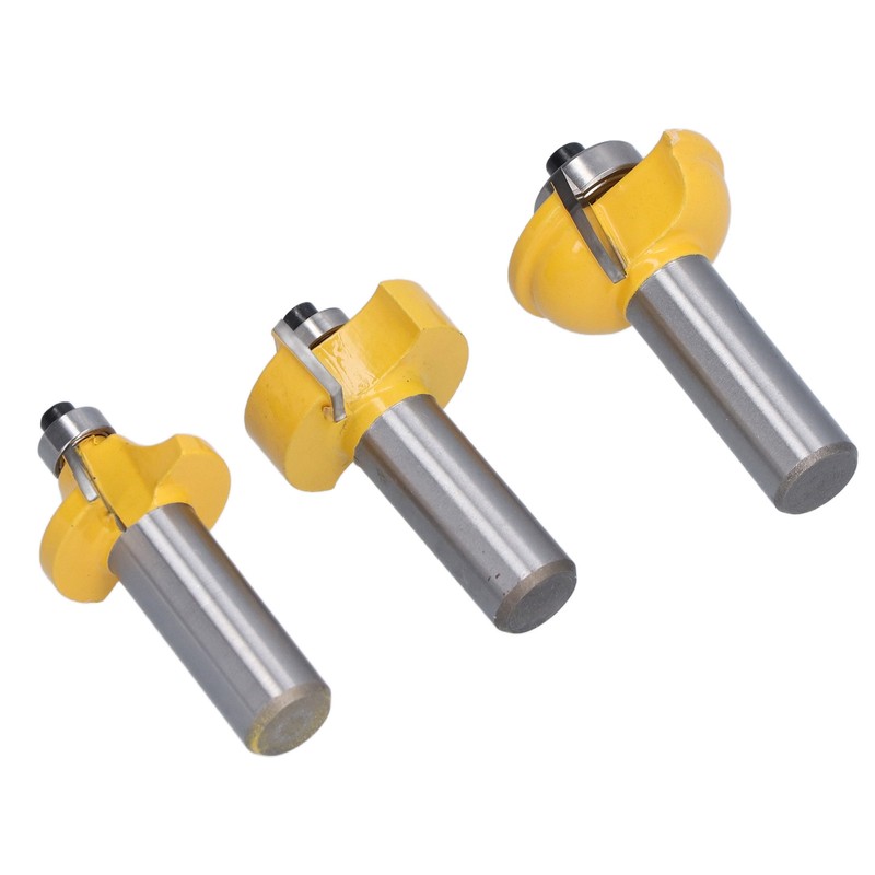 3Pcs Shaker Door Router Bit Set Premium Blade Durable Rustproof