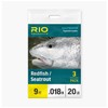 Rio Redfish/Seatrout Leader 9ft 16lb, 3 Pack