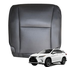 Priprilod Leather Driver Bottom Seat Cover Black （#LC20, LB20 or LA20） Compatible with Lexus RX350 RX450H 2010 2011 2012 2013 2014 2015
