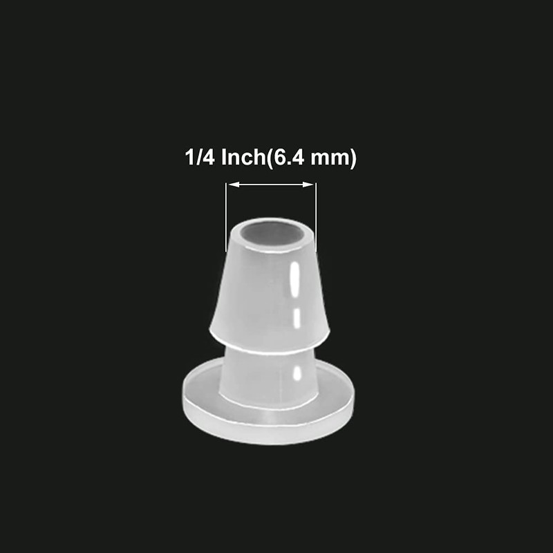 JoyTube 1/4" Plastic Pex Barb Plug End Cap Pipe Crimp