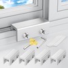 Window Locks,4 Sets Sliding Window Lock with Key, Window Locks