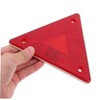 Baluue 10pcs Reflective Triangle Warning Signs for Trucks Emergency Safety