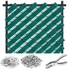 262. 45ft Chain Link Fence Privacy Slats and 302Pcs Button