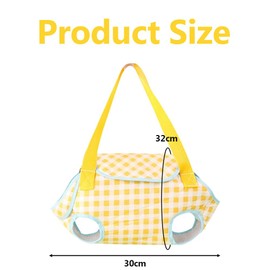 Ventilated Pet Outing Bag, Multi-Functional Cat Carrier, Foldable Dog Carrier Tote, Machine-Washable & Compact for Daily Use (M Size, 32cm Chest)