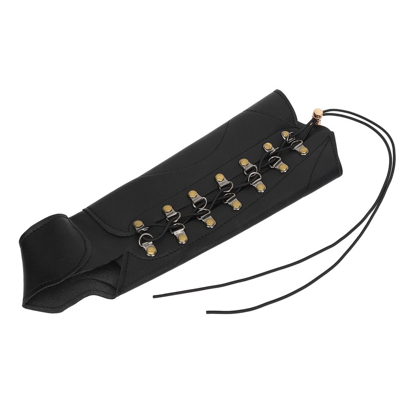 Archery Arm Guard PU Leather Soft Antiwear Adjustable Easy to