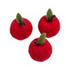 Wool Felt Apples - 12 Pieces