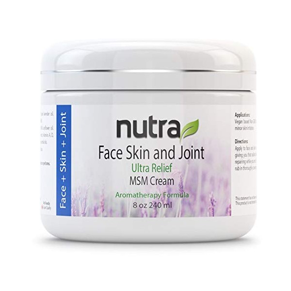 Face, Skin & Joint Ultra Relief Cream Nutra Health 8 oz (240ml) Cream