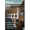 Menz Premium Door Coat Rack, 5 Hooks - Stainless Steel