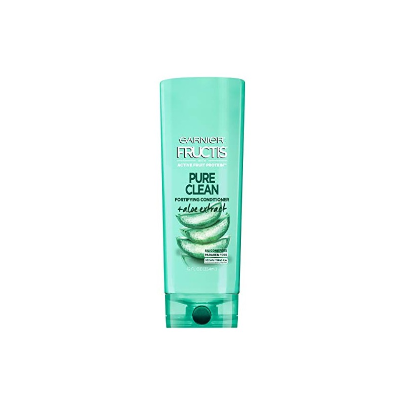 Garnier Hair Care Fructis Pure Clean Acondicionador, 12 onzas líquidas,