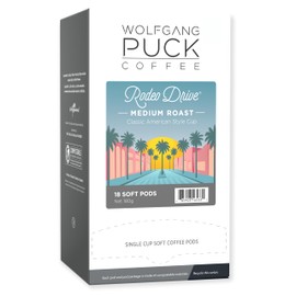 Wolfgang Puck Coffee, Rodeo Drive, 9.5 Gram Soft Pods, 18-Count (Pack of 3)