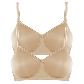 Anita Tonya 5706X Denture Bra with Cup Size 70-95 AA-E Pack of 2, Skin/skin, 90A