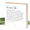 Wunderpixel® Holzbild Verbiege Sohn - Geschenk von Eltern - 15x15x2cm