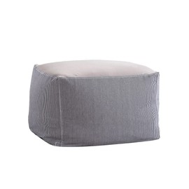 Bead Cushion Cover Damaging People Cushion Cover Fits Body Only Washable Cover Solid Color Change of Clothes Removable Soft Cube Chair 21.7 x 21.7 x 15.0 inches (55 x 55 x 38 cm)