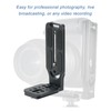 Camera L Shape Bracket Aluminium Alloy Vertical Horizontal Quick Release