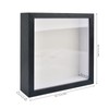 OctBird 8x8 Shadow Box Frame, Black Shadow Box Display Case,
