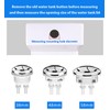 48mm Dual Flush Push Button, Replaceable Toilet Flush Button, Chrome
