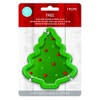 R & M International Tree Soft Grip Cookie Cutter, one size, Green