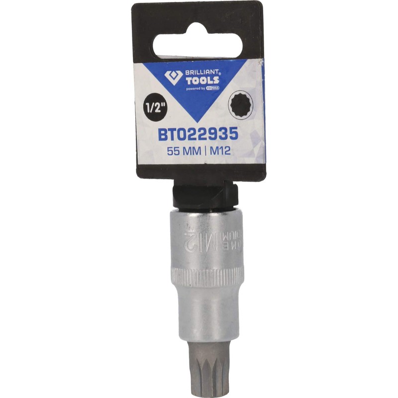 Brilliant Tools BT022935 1/2 Inch Bit Screwdriver XZN 55 mm