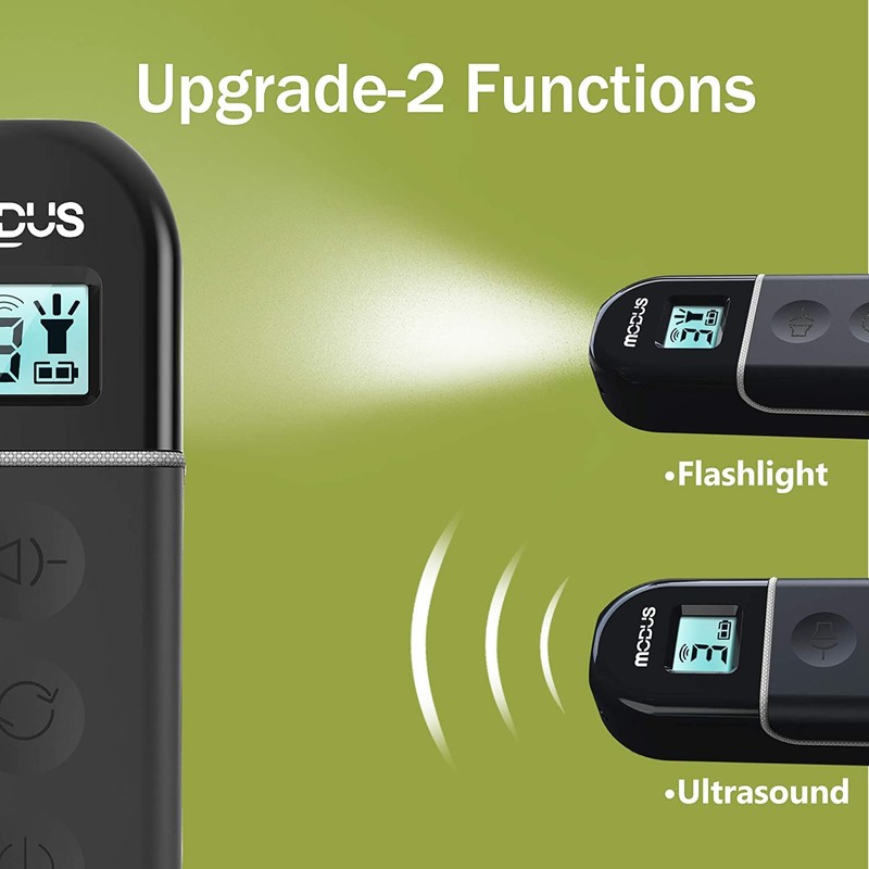 MODUS Ultrasonic Dog Barking Control Device,3 in 1 Sonic Bark