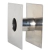 ORBEK Stainless Steel Direct Vent Wall Thimble, Adjustable Length, Ideal