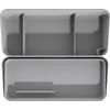 helit H6252582 Table Organiser "the Company", Desk Butler in Grey/Grey