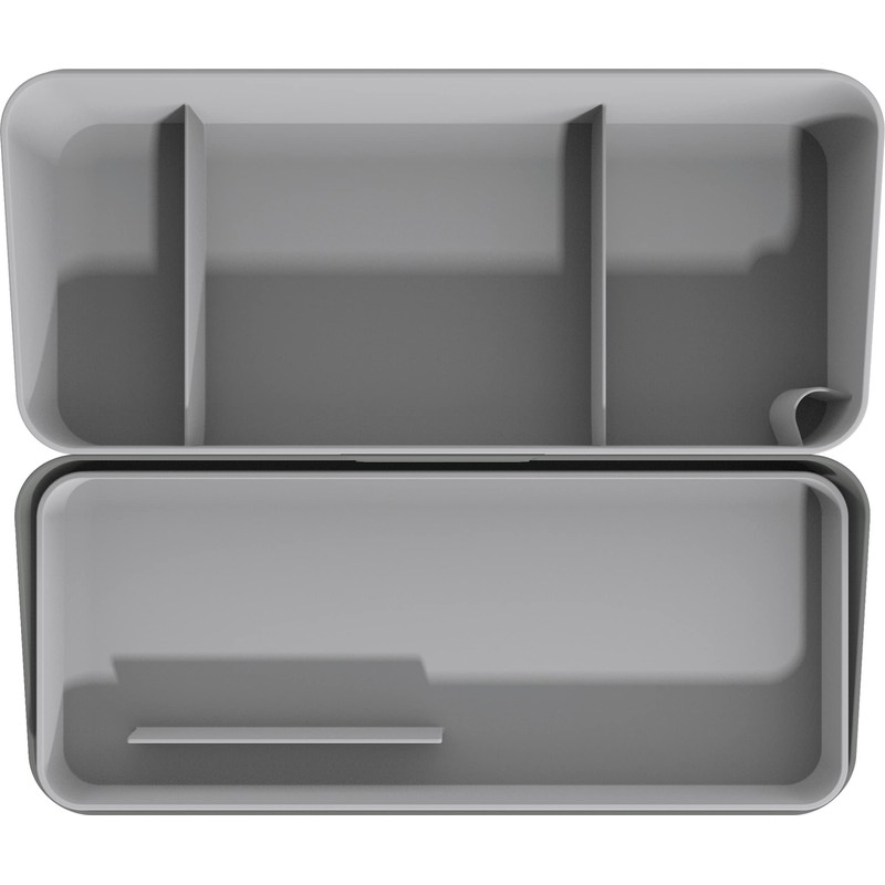 helit H6252582 Table Organiser "the Company", Desk Butler in Grey/Grey