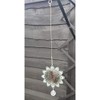 Stainless Steel Colour Garden Wind Spinner - Small Baby Pink