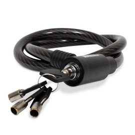 MIKEL´S Cable candado flexible 4 llaves de seguridad (90 cm)