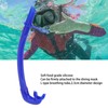 Diving Snorkel Foldable Odorless Silicone L Shape 38cm Soft Freediving