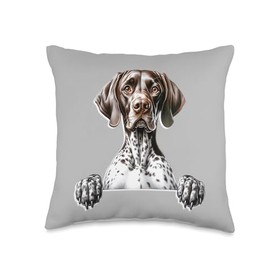 German Shorthaired Pointer Dog Throw Pillow