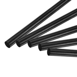 M METERXITY 5-Pack Carbon Fiber Rods, 300mm Length 7mm Dia Carbon Fiber Solid Matte Pole for RC Airplane/DIY Craft/Scale Model Kite Wing Tube [11.81 x 0.27IN]