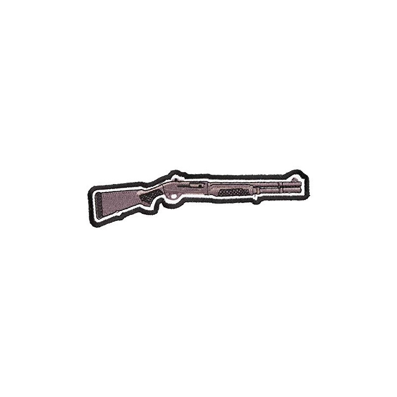 Grey Shotgun Rifle Patch, Guns & Weaponry Patches