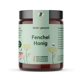 Kindgesund Fennel Honey for Children - Soothing Honey in Glass - 250 g