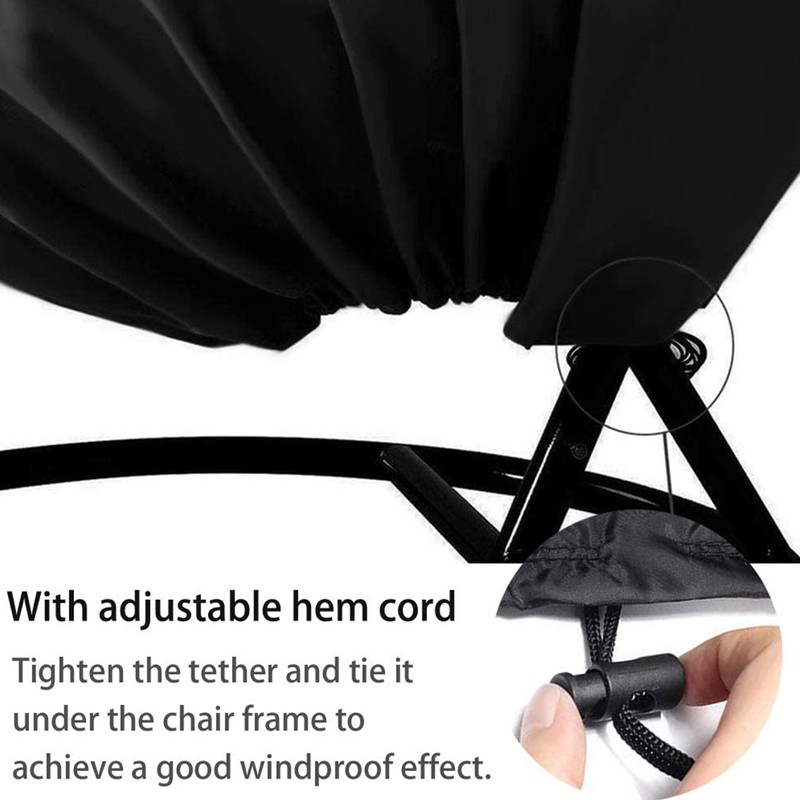 210D Hanging Egg Chair Cover Durable Lightweight Waterproof Egg Swing