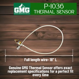 GMG Green Mountain Grills 110v Thermal Sensor for Choice Model Daniel Boone, Jim Bowie, Davy Crockett and Prime 2.0 Grill Series P-1036