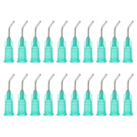 PATIKIL Blunt Tip Dispensing Needles with Bent Blunt Needle, 200 Pcs 0.5 Inch 18G Industrial Liquid Dispenser Needle with Lure Lock for Refilling Liquid Ink