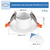 PATIKIL 94mm / 3.7" Diameter Spring Ceiling Hole Cover Plate,