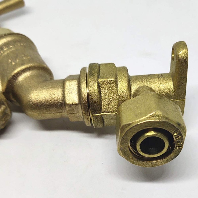 Garden Tap, Brass Outdoor Garden TAP with WALLPLATE Bracket 15MM