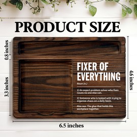 Boss Gifts for Men, Thank You Gifts for Boss Leader Manager, Fixer of Everything Sticky Note Holder for Office Cubicle Desk Decor