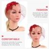 Beaupretty Makeup Headband Womens Fascinators Hat Bridal Wedding Veil Mesh