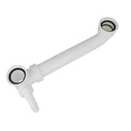 Tecuro Drain Connection with Appliance Drain for Double Sink Kitchen