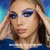Afflano Multichrome Glitter Blue Eyeshadow, Single Glitter Metallic Shimmering Chameleon