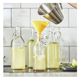 IKEAA UPPFYLLD Funnel, Bright Yellow. 13 cm - By BS Case