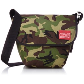 Manhattan Portage Small Vintage Messenger Bag With Indestructible Metal Strap Adjuster Water Resistant (Camofluage)
